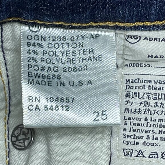 Adriano Goldschmied Jean Shorts Womens 25 Blue Malibu Bermuda Length 26x14 - Picture 9 of 10